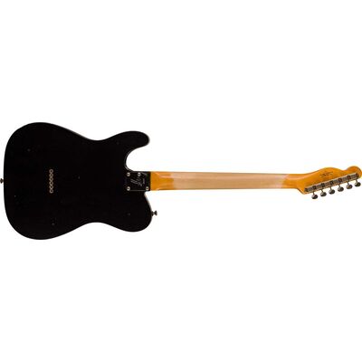 Fender Custom Shop Postmodern Telecaster Journeyman Relic MN Aged Black elektromos gitár