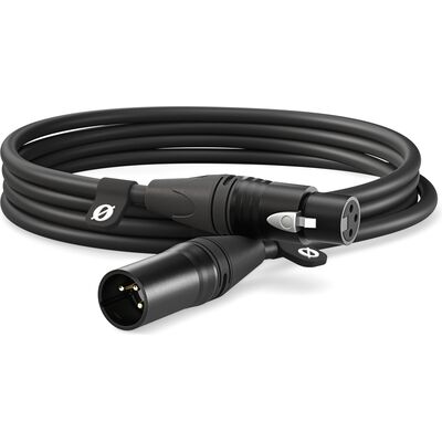 RODE XLR3M XLR-Cable fekete 3 m XLR mikrofonkábel