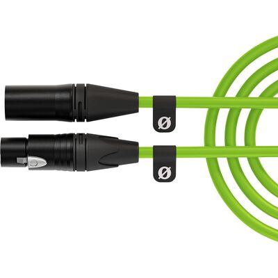 RODE XLR3M XLR-Cable zöld 3 m XLR mikrofonkábel