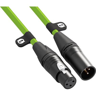 RODE XLR3M XLR-Cable zöld 3 m XLR mikrofonkábel