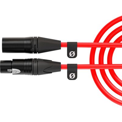 RODE XLR3M XLR-Cable piros 3 m XLR mikrofonkábel