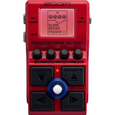 Zoom MS-60B+ MultiStomp basszusgitár effektpedál