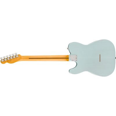 Fender Limited Edition American Professional II Telecaster Thinline MN Transparent Daphne Blue elektromos gitár