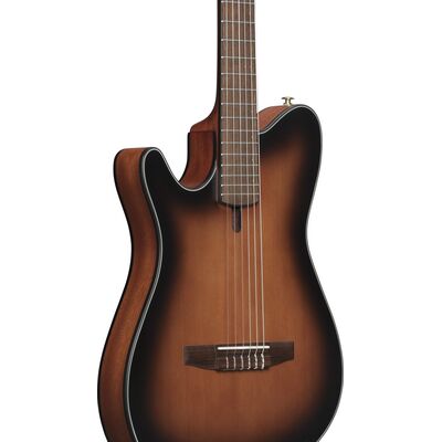 Ibanez FRH10NL-BSF Brown Sunburst Flat balkezes elektro-klasszikus gitár