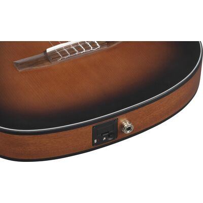 Ibanez FRH10NL-BSF Brown Sunburst Flat balkezes elektro-klasszikus gitár