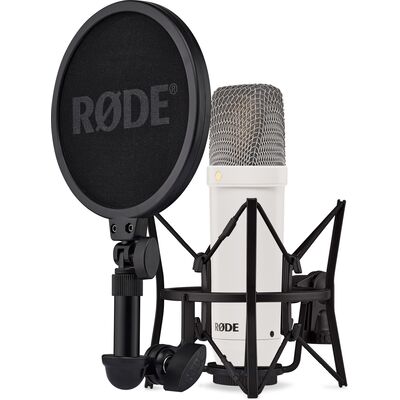 RODE NT1 Signature Series nagymembrános kondenzátormikrofon csomag - fehér