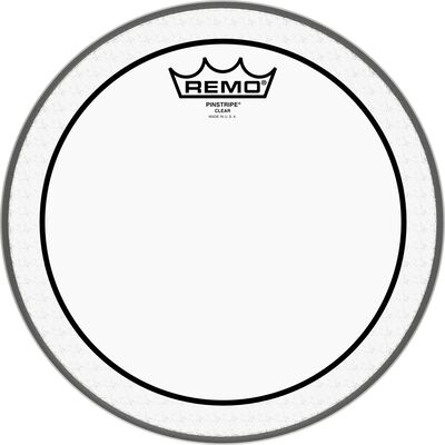 Remo PS-0310-00 Pinstripe dobbőr 10" átlátszó