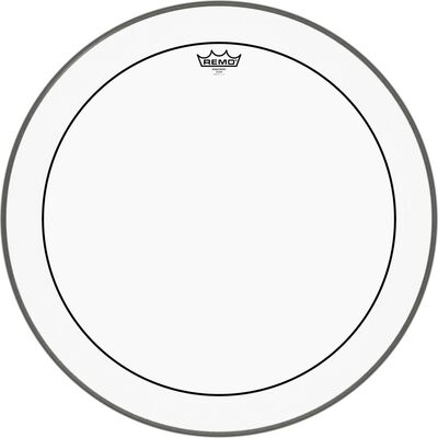 Remo PS-1324-00 Pinstripe nagydobbőr 24" átlátszó