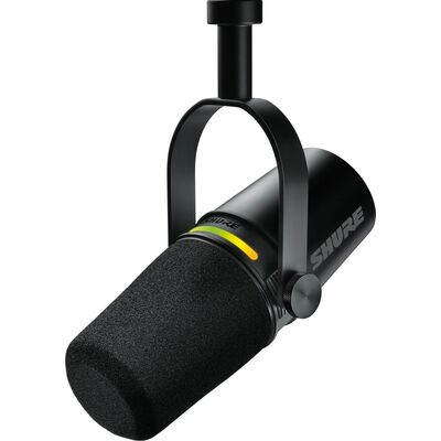 Shure MOTIV MV7+ Black XLR/USB dinamikus podcast mikrofon