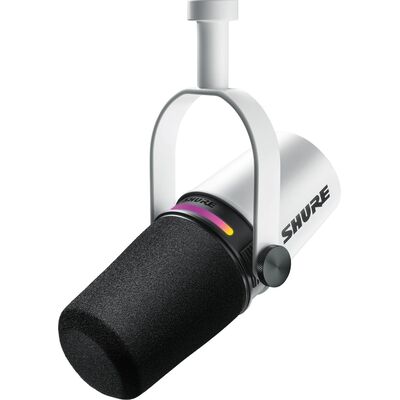 Shure MOTIV MV7+ White XLR/USB dinamikus podcast mikrofon