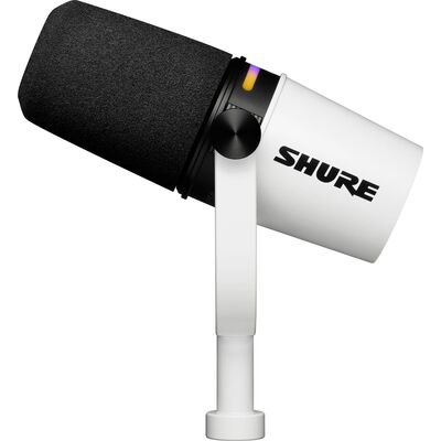 Shure MOTIV MV7+ White XLR/USB dinamikus podcast mikrofon