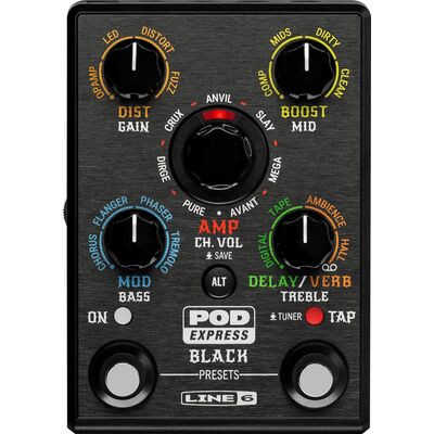 Line 6 POD Express Black gitár padló multieffekt