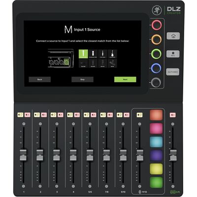 Mackie DLZ Creator digitális keverő podcast/streaming tartalomgyártáshoz