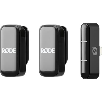 RODE Wireless Micro Lightning vezeték nélküli csíptetős mikrofon szett - fekete