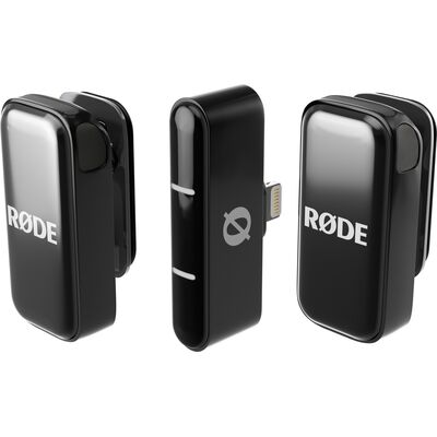 RODE Wireless Micro Lightning vezeték nélküli csíptetős mikrofon szett - fekete