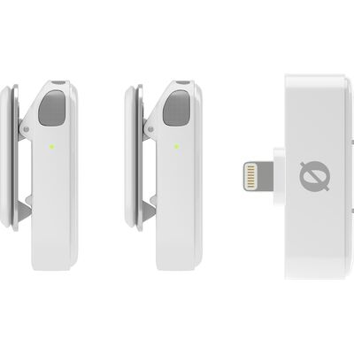 RODE Wireless Micro Lightning vezeték nélküli csíptetős mikrofon szett - fehér