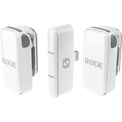 RODE Wireless Micro Lightning vezeték nélküli csíptetős mikrofon szett - fehér