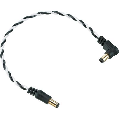 Ibanez DCT08-BWH 20 cm fekete/fehér csavart effektpedál tápkábel