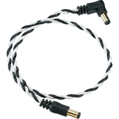 Ibanez DCT16-BWH 40 cm fekete/fehér csavart effektpedál tápkábel