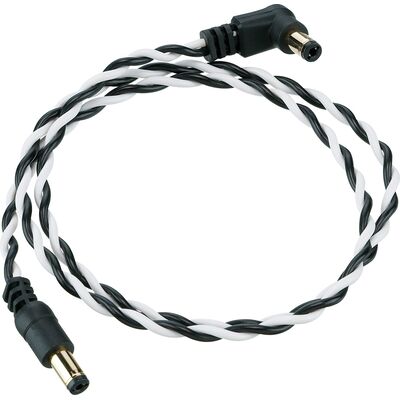 Ibanez DCT24-BWH 60 cm fekete/fehér csavart effektpedál tápkábel