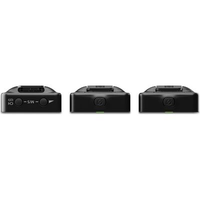 RODE Wireless GO Gen 3 kétcsatornás vezetéknélküli csíptetős mikrofon szett - fekete