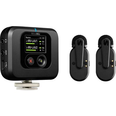 Shure MV-TWO-KIT-Z6 MoveMic Two Receiver Kit vezeték nélküli csíptetős mikrofon szett
