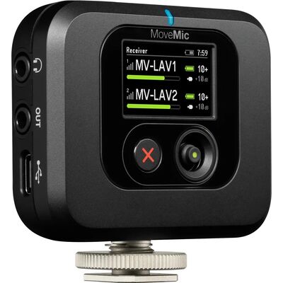 Shure MV-TWO-KIT-Z6 MoveMic Two Receiver Kit vezeték nélküli csíptetős mikrofon szett