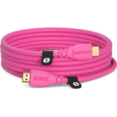 RODE rózsaszín 3 m HDMI kábel