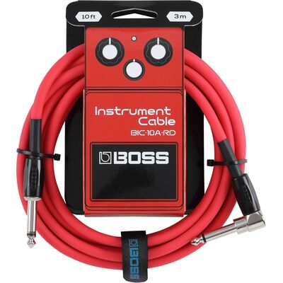 BOSS BIC-10A-RD 3 m pipás piros hangszerkábel