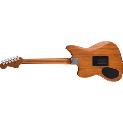 Fender Acoustasonic Standard Jazzmaster RW Aged Natural elektro-akusztikus gitár