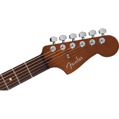Fender Acoustasonic Standard Jazzmaster RW Aged Natural elektro-akusztikus gitár
