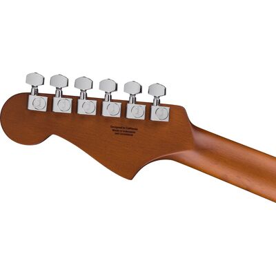 Fender Acoustasonic Standard Jazzmaster RW Black elektro-akusztikus gitár
