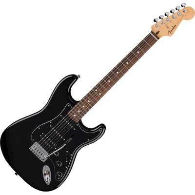 Fender Standard Stratocaster HSS LRL Black elektromos gitár