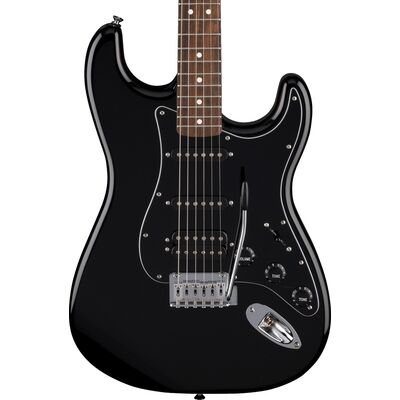 Fender Standard Stratocaster HSS LRL Black elektromos gitár