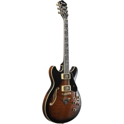 Ibanez AS93QMSP-DBS Artcore Expressionist elektromos gitár