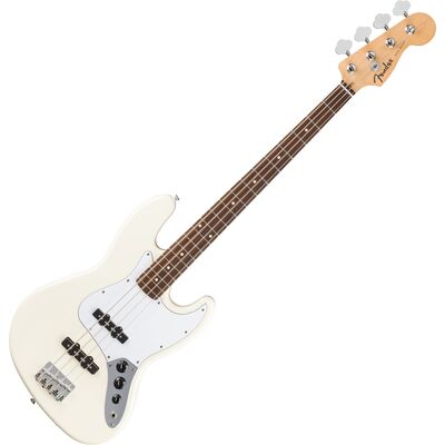 Fender Standard Jazz Bass LRL Olympic White elektromos basszusgitár