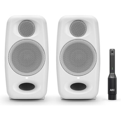 IK Multimedia iLoud Micro Monitor Pro White aktív kétutas stúdió monitor hangfalpár