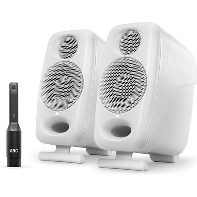 IK Multimedia iLoud Micro Monitor Pro White aktív kétutas stúdió monitor hangfalpár