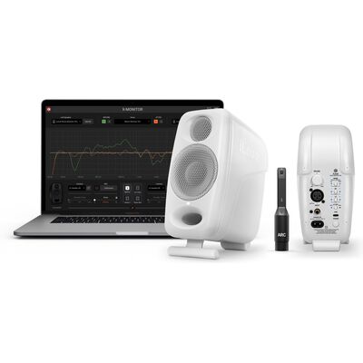 IK Multimedia iLoud Micro Monitor Pro White aktív kétutas stúdió monitor hangfalpár