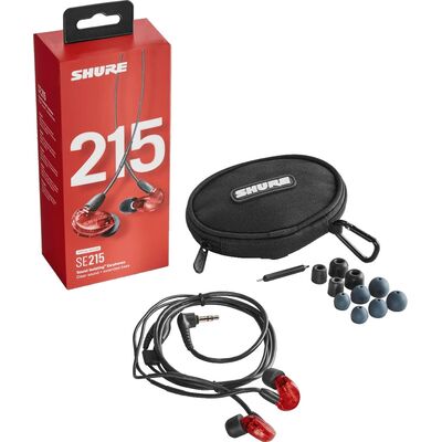Shure SE215SPE-RD-EFS SE215 Pro Red professzionális izolációs fülhallgató
