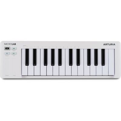 Arturia MicroLab mk3 White USB MIDI kontroller billentyűzet