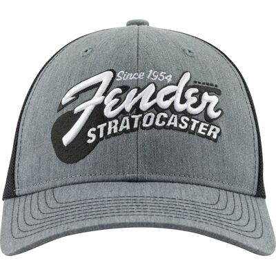 Fender Stratocaster Guitar Hat Heather Gray baseball sapka
