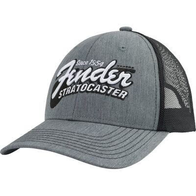 Fender Stratocaster Guitar Hat Heather Gray baseball sapka