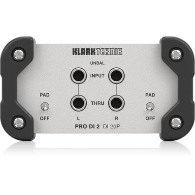Klark Teknik DI 20P PRO DI 2 sztereó passzív DI box
