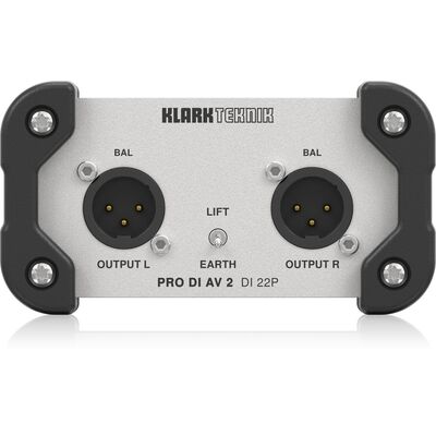 Klark Teknik DI 22P PRO DI AV 2 sztereó passzív DI box