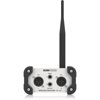Klark Teknik DW 20R AIR LINK sztereó 2,4 GHz-es vezeték nélküli vevőegység/DI box