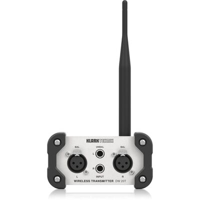 Klark Teknik DW 20T AIR LINK sztereó 2,4 GHz-es vezeték nélküli adóegység/DI box