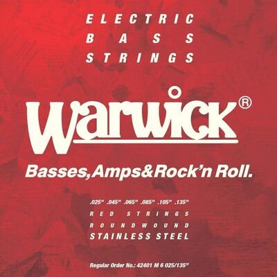 Warwick 42401 M 6 025/135 elektromosbasszusgitár-húrkészlet