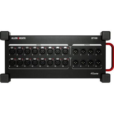 Allen & Heath DT168 hordozható bővítő stage box/Dante interfész