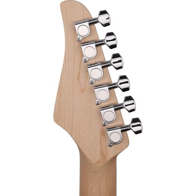 Arrow Tonecaster ST 111 Abyss Black Rosewood/White elektromos gitár